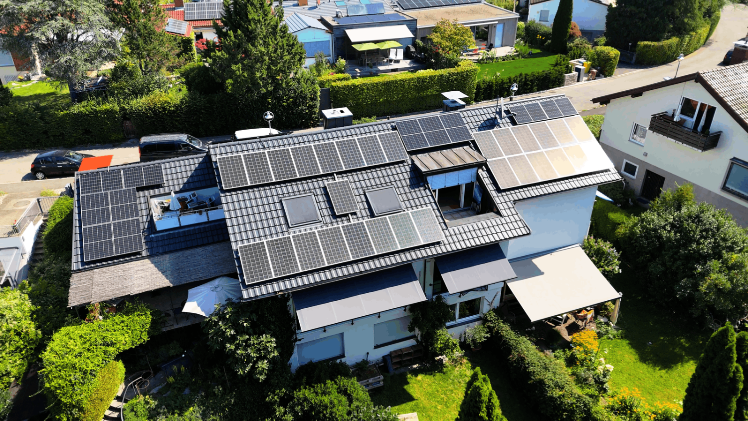 PV-Anlage auf Dachstuhl in Konstanz